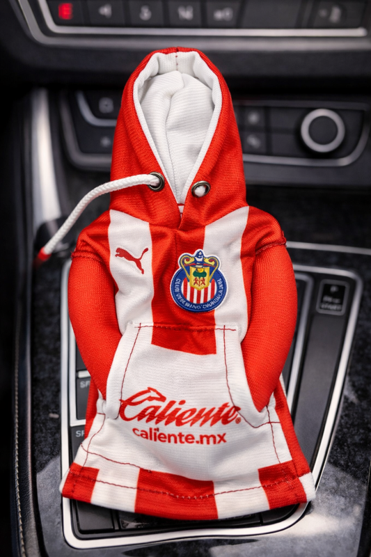 Mini Hoodie de Chivas Guadalajara para Palanca de Cambios y Botellas