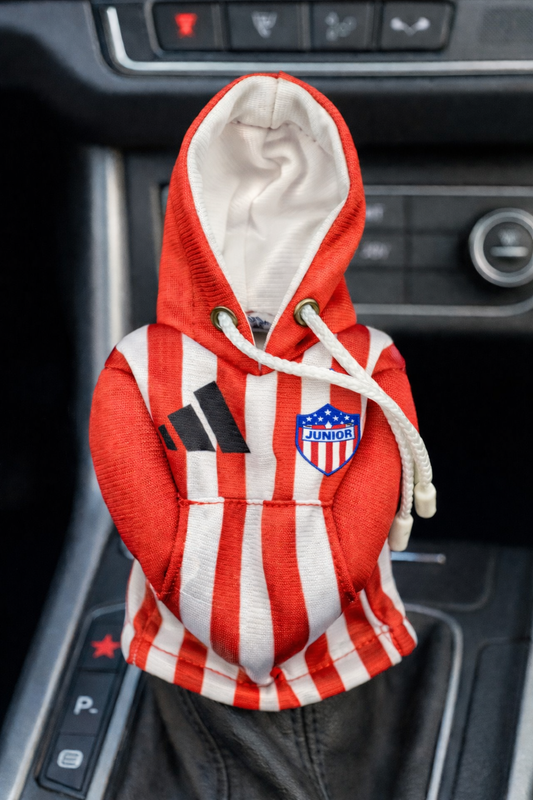 Mini Hoodie de Junior de Barranquilla para Palanca de Cambios y Botellas