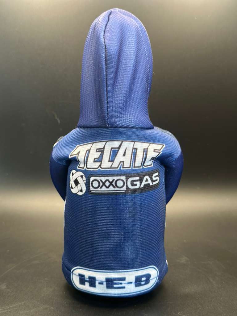 Mini Hoodie Rayados de Monterrey para Palanca de Cambios y Botellas