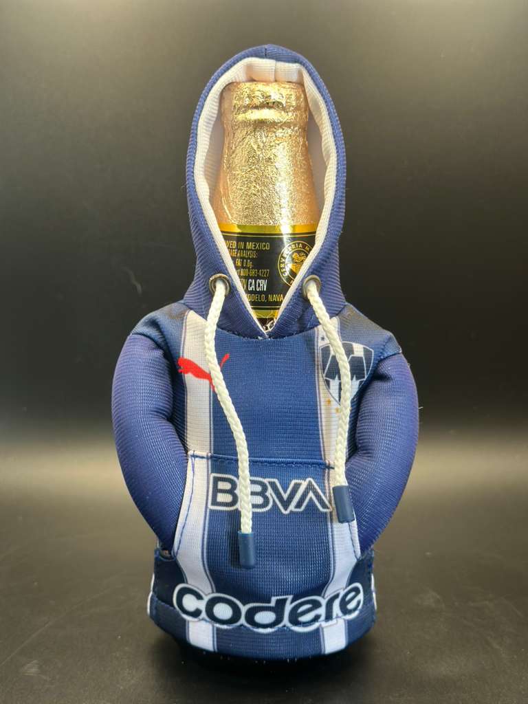 Mini Hoodie Rayados de Monterrey para Palanca de Cambios y Botellas