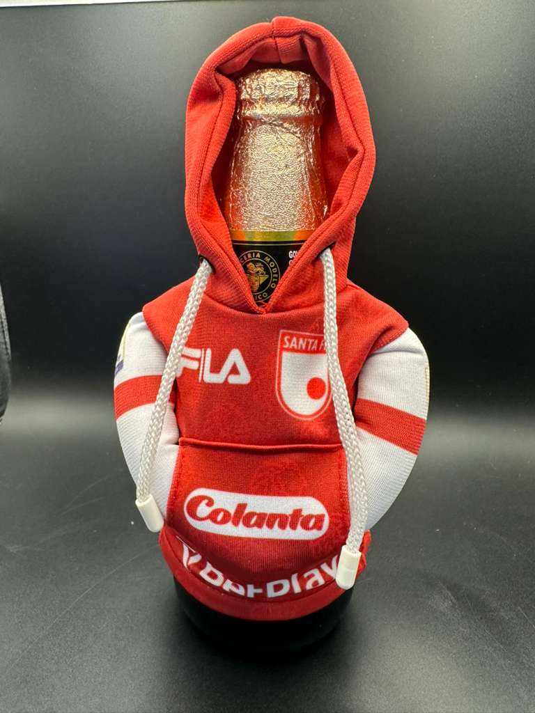 Mini Hoodie de Independiente Santa Fe para Palanca de Cambios y Botellas
