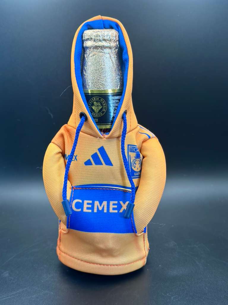 Mini Hoodie de Tigres UANL para Palanca de Cambios y Botellas